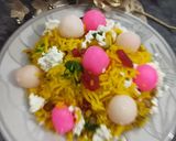 A picture of step 7 of YELLOW ZARDA (sweet rice).