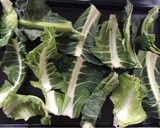 A picture of step 1 of Roast cauliflower leaves.