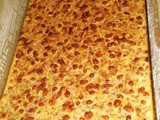 Fainá de queso y jamón