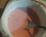 A picture of step 3 of Cake and fruit custard.