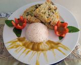 Foto del paso 9 de la receta: Souffle de pollo con verduras y arroz blanco con ajo