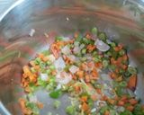 A picture of step 2 of Winter mix veg soup.