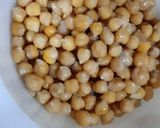 A picture of step 1 of Chana chaat.