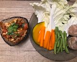 รูปขั้นตอนการทำที่ 4 ของ น้ำพริกอ่อง🍅🐽หมูสับเต้าหู้