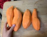 Édes sült krumpli sütőben recept fázis 1 fotója
