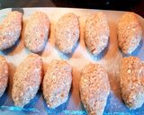 A picture of step 3 of Chicken Soutzoukakia.