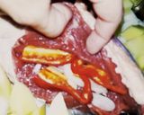 Foto del paso 1 de la receta: Carne Rellena Al Horno