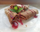 Teljes kiőrlésű palacsinta recept fázis 6 fotója