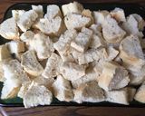 A picture of step 2 of Punkin pie bread pudding (I).