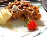 Foto langkah ke 8 dari resep Bread Waffle.