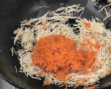 A picture of step 1 of Vermicelli-carrot kheer (semiya- gajar kheer).