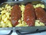 Foto del paso 4 de la receta Pan de carne con salsa y papas