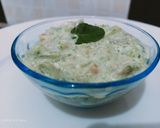A picture of step 2 of Lauki ka raita.