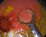 A picture of step 2 of Palak paneer.