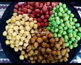 A picture of step 3 of Rainbow Chana Chaat.