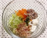 A picture of step 2 of Baby-Friendly Fluffy Tofu Okonomiyaki.