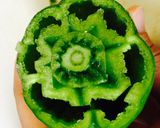 A picture of step 2 of Kid-Friendly Sliced Bell Pepper Meat Stuffing.