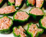 A picture of step 6 of Kid-Friendly Sliced Bell Pepper Meat Stuffing.