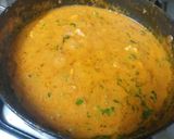 A picture of step 3 of Matar paneer curry.
