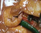 Gambar langkah 4 resipi Kari udang dengan nanas.