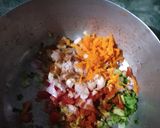 A picture of step 1 of Jhal Muri.