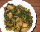 পালং সব্জী (palak sabji recipe in Bengali) রেসিপির ধাপ 3 ছবি