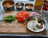 A picture of step 2 of Mix vegetables spicy korma.
