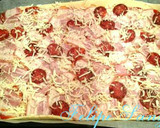 Foto del paso 1 de la receta: Pizza de bacon y chorizo