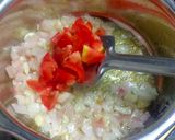 A picture of step 2 of Sai Bhaji.