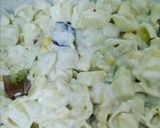 A picture of step 1 of Russian Salad.