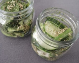 A picture of step 3 of Cucumber pickle.