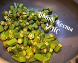 A picture of step 1 of 🥘Bhindi Keema🥘 (Okra mince).