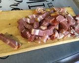Une image de l'étape 3 de Pommes grenailles au lardons et marinade au vin rouge.