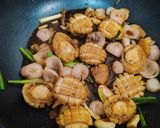 薑蔥爆炒鲜鮑魚的食譜步驟5照片