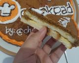 Foto langkah ke 7 dari resep Toast ala Roti Boy versi Bday Cake Simple with WhipCream.