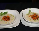 A picture of step 6 of Vegan Cream of White Beans with Roasted Kabocha Squash.
