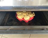 Une image de l'étape 7 de Muffins à la banane, fourrés Chocolat ou Confiture.