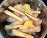 Hình bước làm 1 của món Gân bò dầm cóc