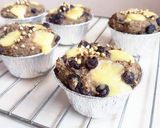 รูปขั้นตอนการทำที่ 7 ของ No-egg blueberry cheese muffin