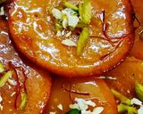 A picture of step 11 of Kesar Malpua.