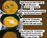 A picture of step 5 of Karnataka famous Akki ki roti with Hyderabadi paneer.