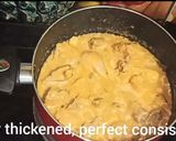 A picture of step 12 of Reshmi Chicken masala.