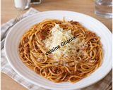 صورة لخطوة 2 من وصفة سباغيتي باللحم المفروم والشيدر🍝