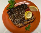 A picture of step 4 of Grilled Balsamic Ginger Salmon.