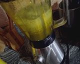 A picture of step 4 of Hibiscus Pineapple Mint Mocktail.