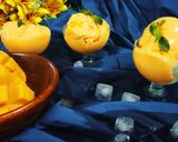 ম্যাঙ্গো আইস্ক্রিম রেসিপির ধাপ 9 ছবি