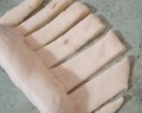 صورة لخطوة 3 من وصفة بريوش قطني محشي شوكولا😋🥐🍫