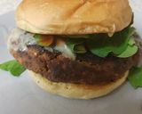A picture of step 3 of My Veggie Burger 💜.