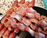 Hình bước làm 2 của món Tim - Mề Gà Nướng Mật Ong