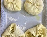 صورة لخطوة 6 من وصفة تميس محشي بالجبنه والزعتر 🫓🧀🌿
